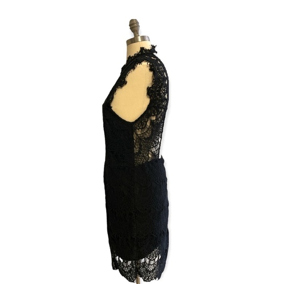 Free People Lace Daydream Bodycon Slip Dress Black - Picture 15 of 16